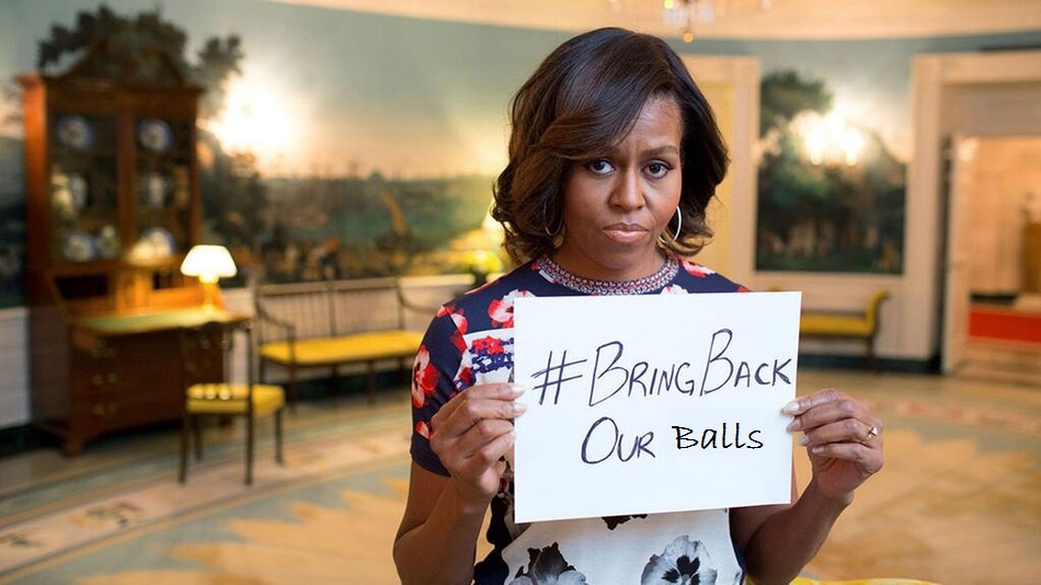bring back our girls  balls obama