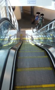 Escalators are all over the place where I live, I was shocked to see one in Florida too!