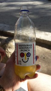 The soda smiles at you! Only in the Bahamas, I swear.